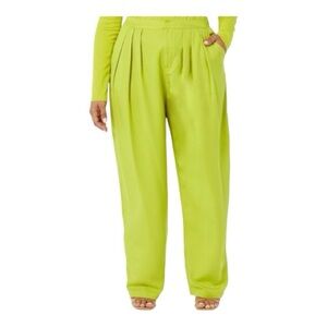Terea by Andrea Pitter Citronelle Pleated Wide Leg Pants XL